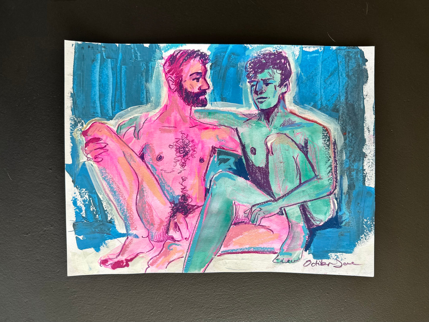 Cozy Couple- Original Painting