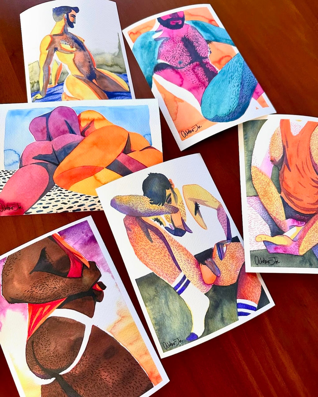 On the Line - Mini Print