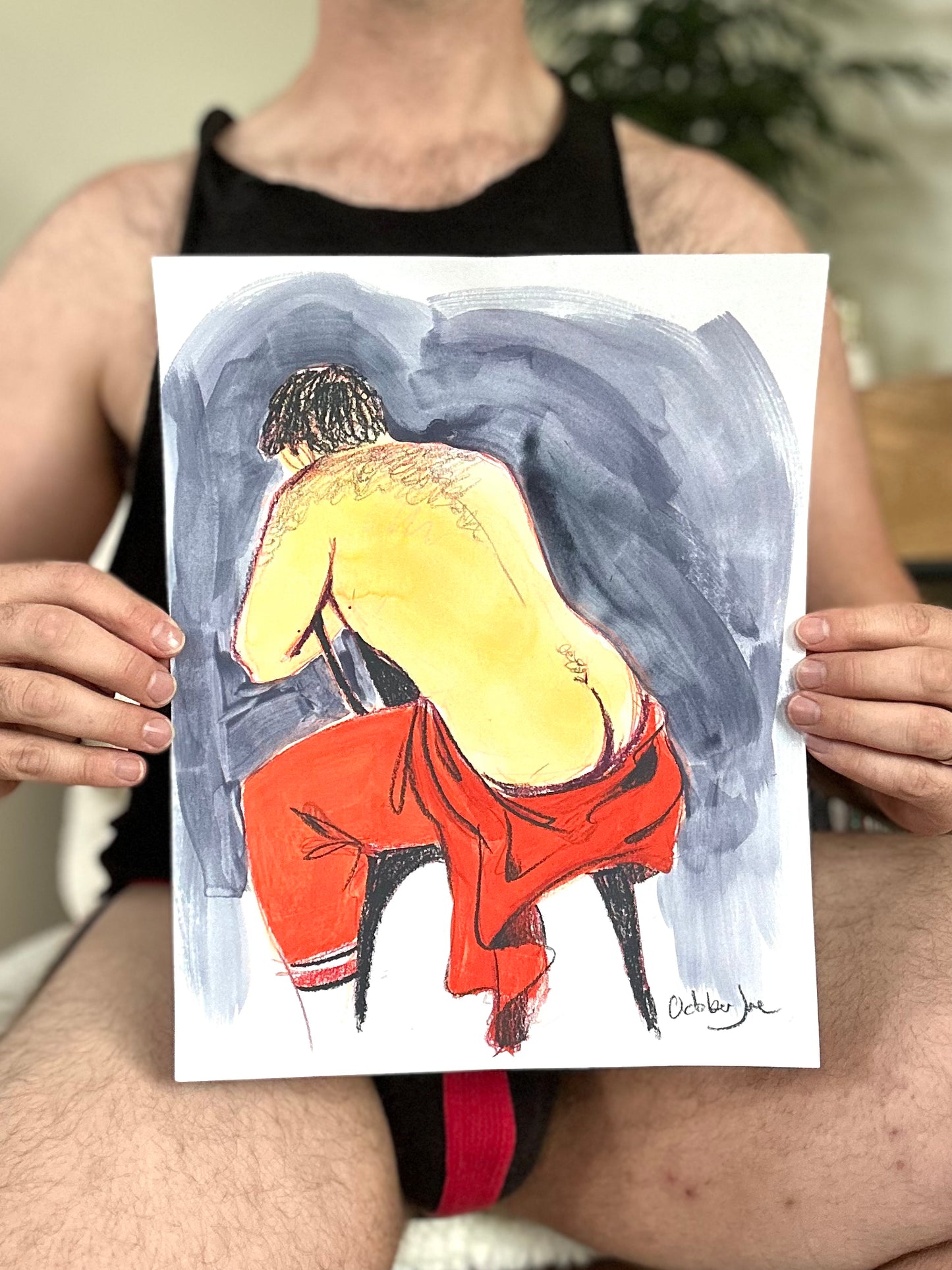 Hamhock - Original Figure Drawing