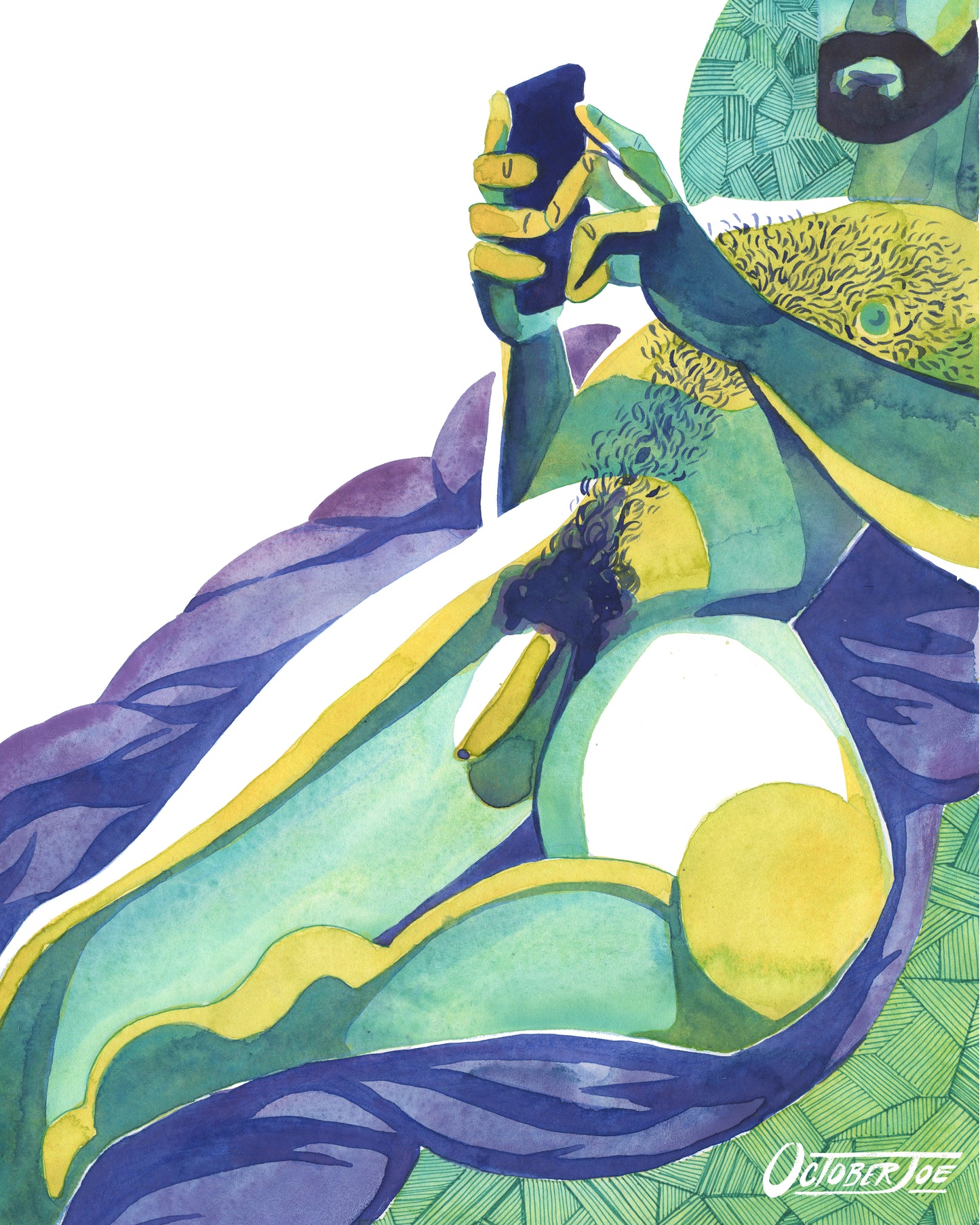 Message Received - Original Watercolor Painting