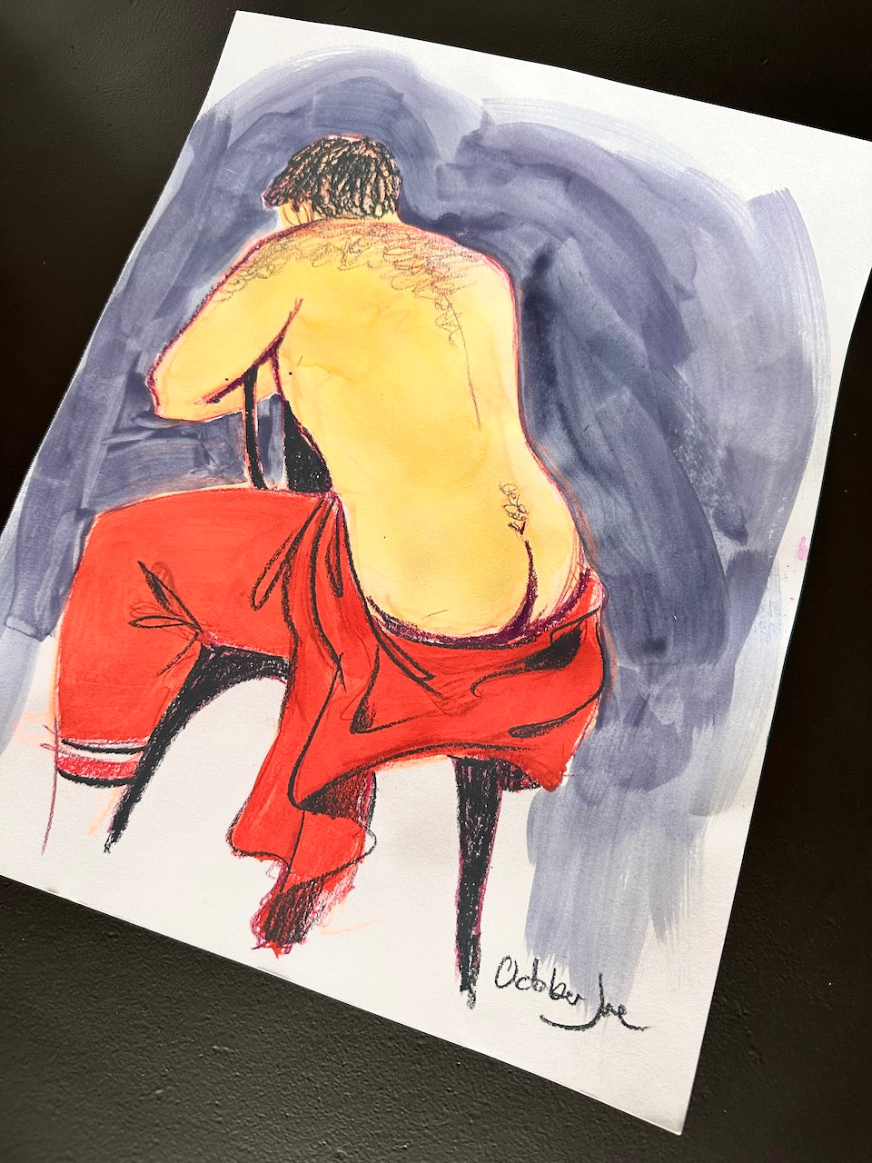 Hamhock - Original Figure Drawing