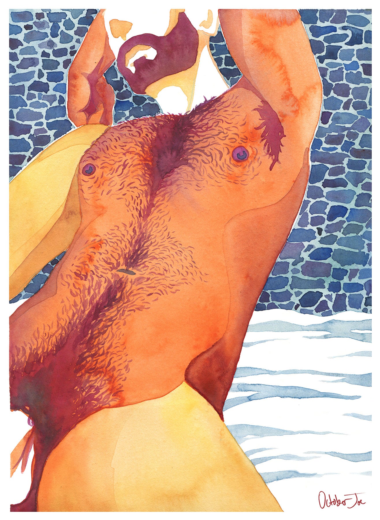 Party for One - Original Watercolor Painting
