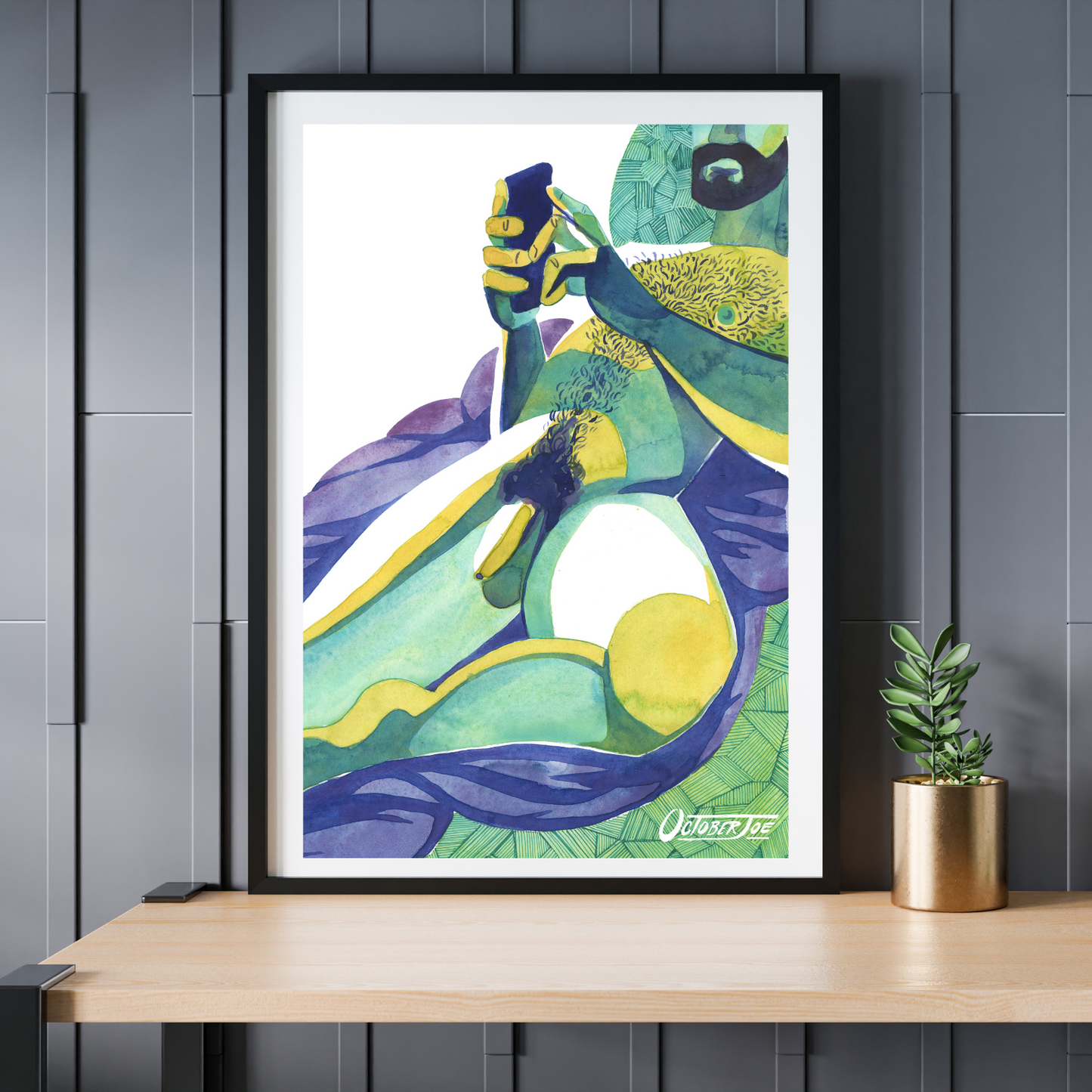 Message Received - Original Watercolor Painting