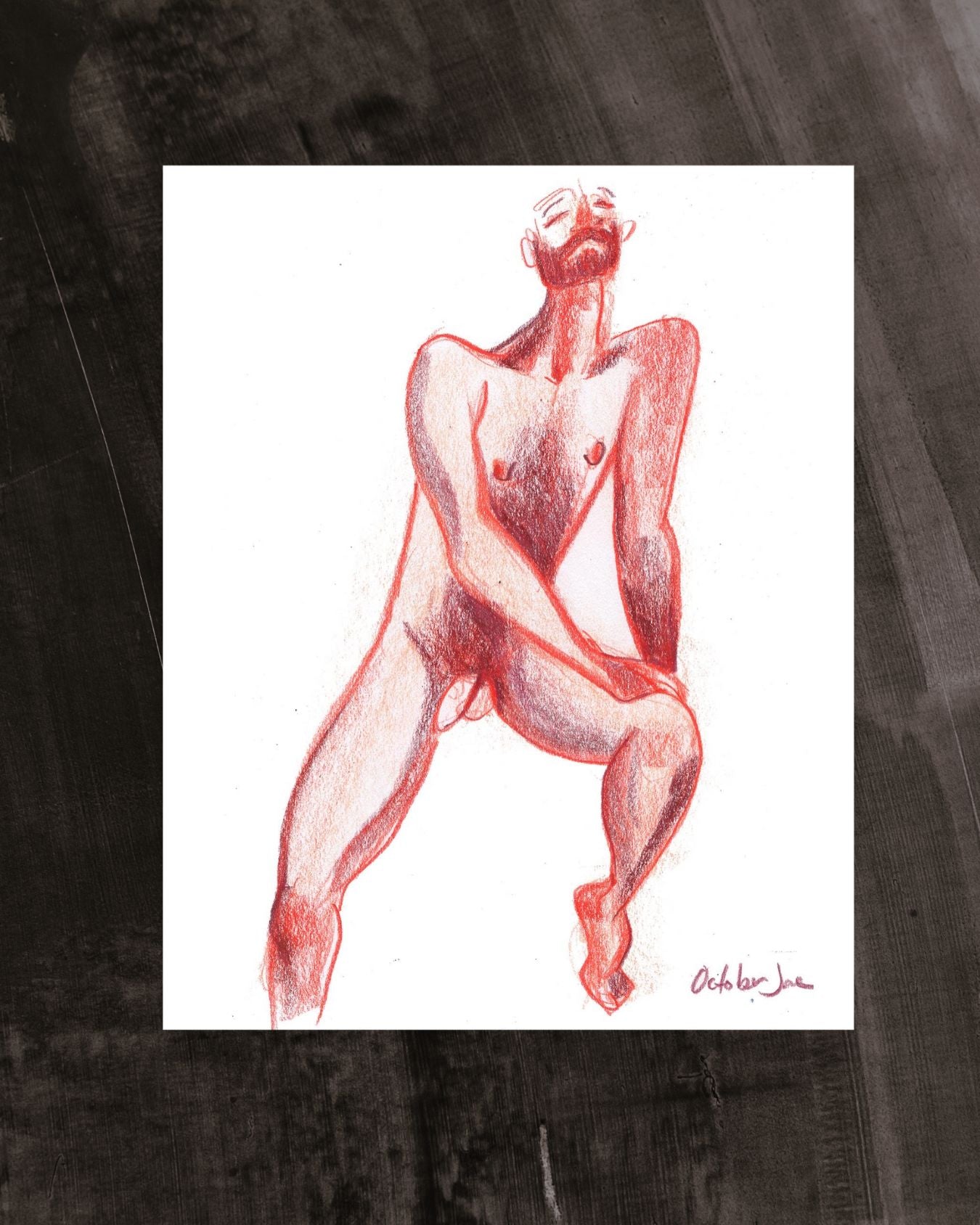 Lalo Study #3 - Original Drawing