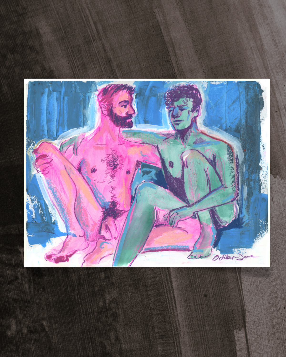 Cozy Couple- Original Painting