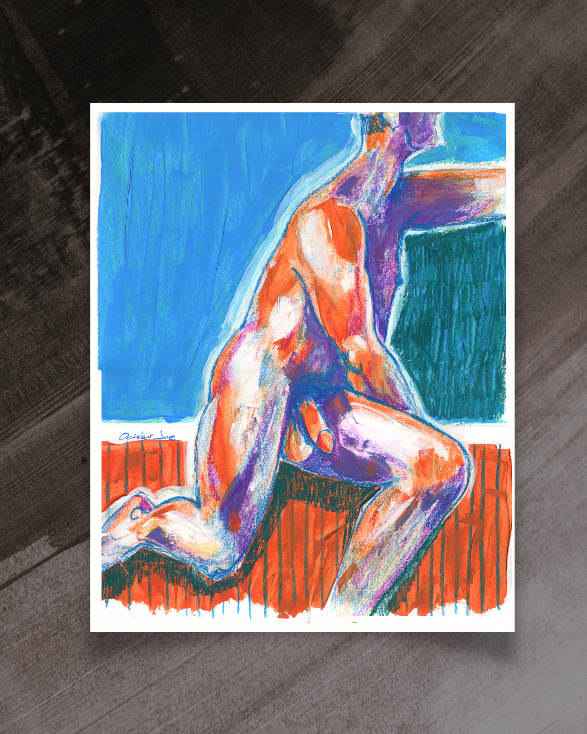 On the Fence - Original painting