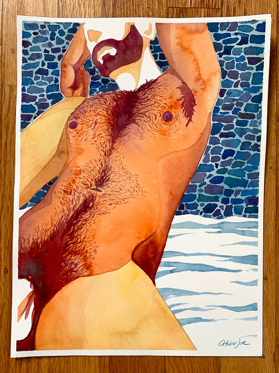 Party for One - Original Watercolor Painting