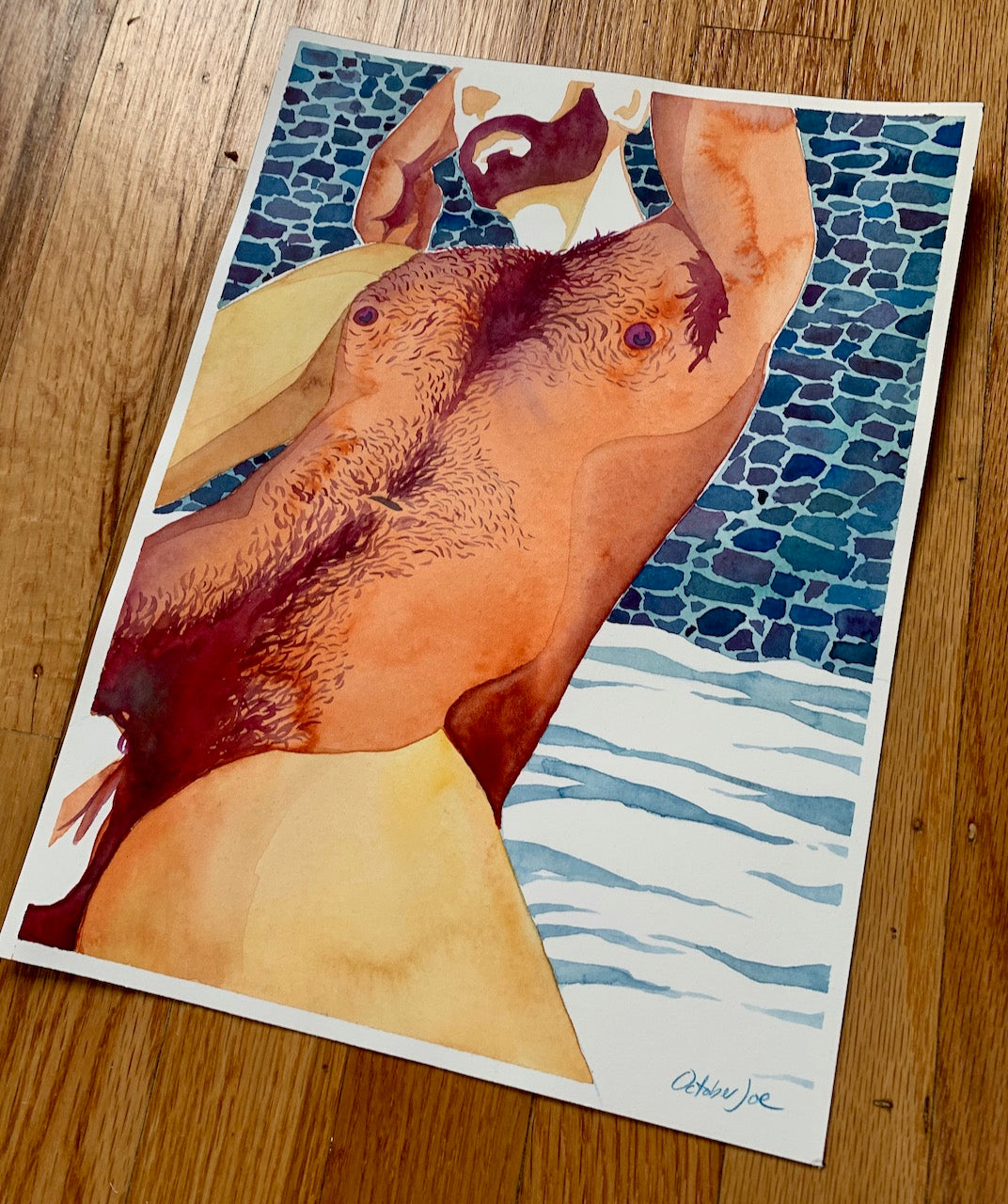 Party for One - Original Watercolor Painting
