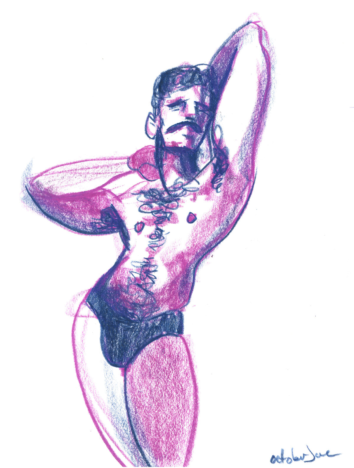 Sharif Study #1 - Original Drawing