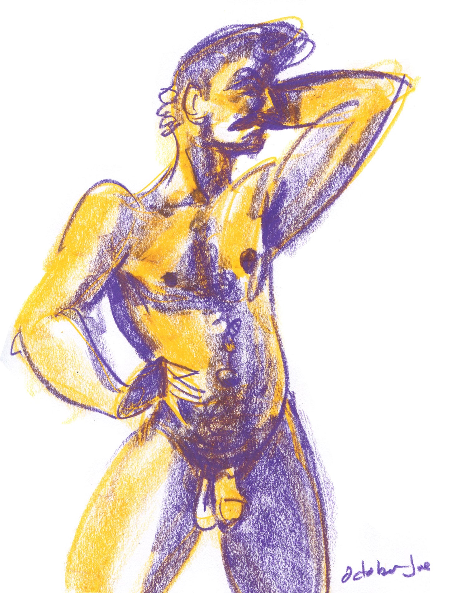 Sharif Study #3 - Original Drawing