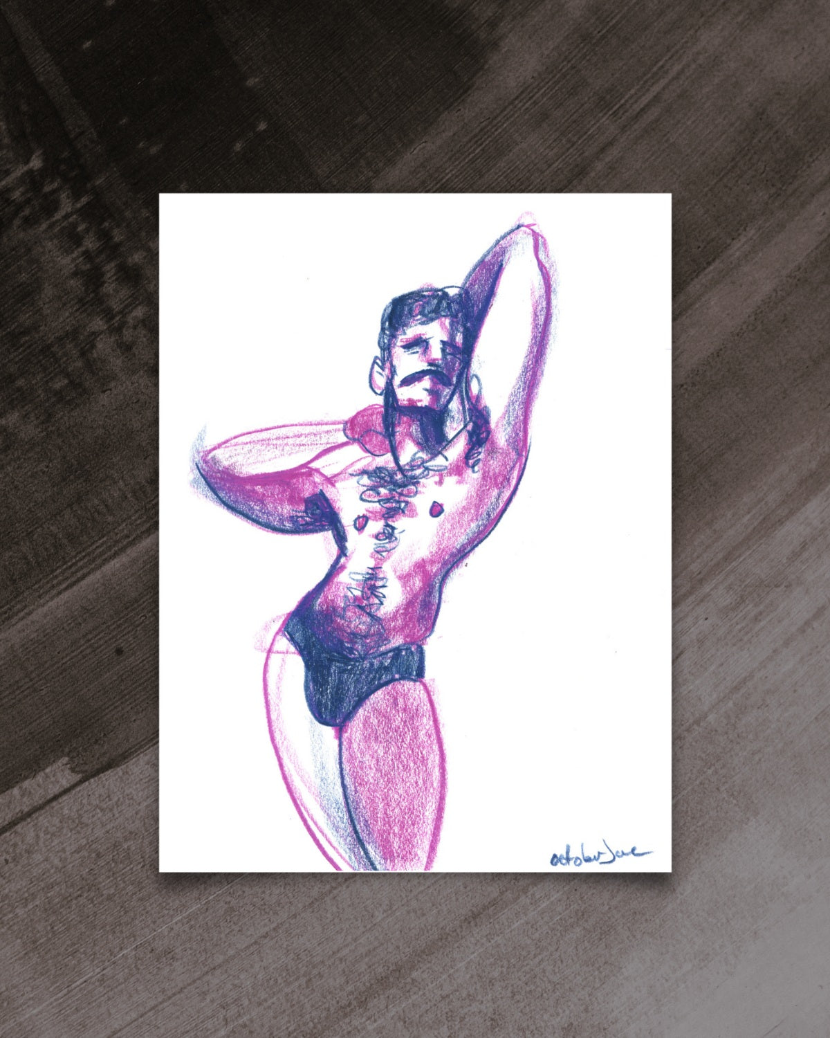 Sharif Study #1 - Original Drawing