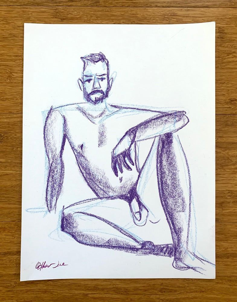 Joel Study #5 - Original Drawing