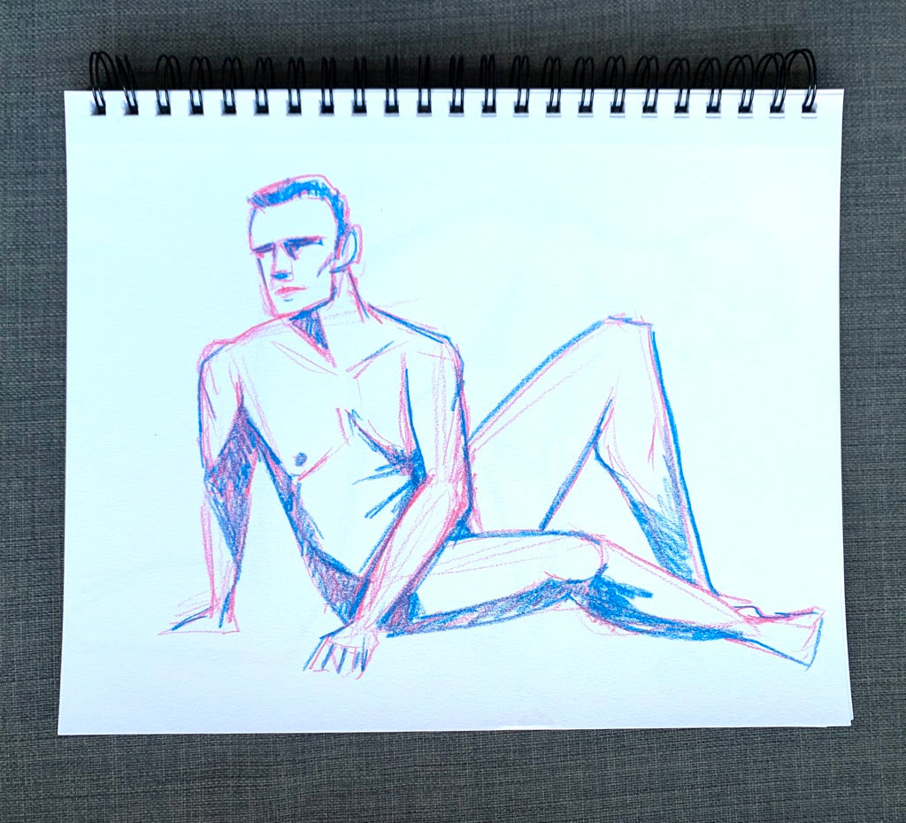 Scott Study #2 - Original Drawing