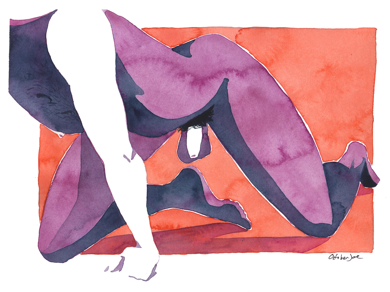 Crawl - Original Watercolor Painting
