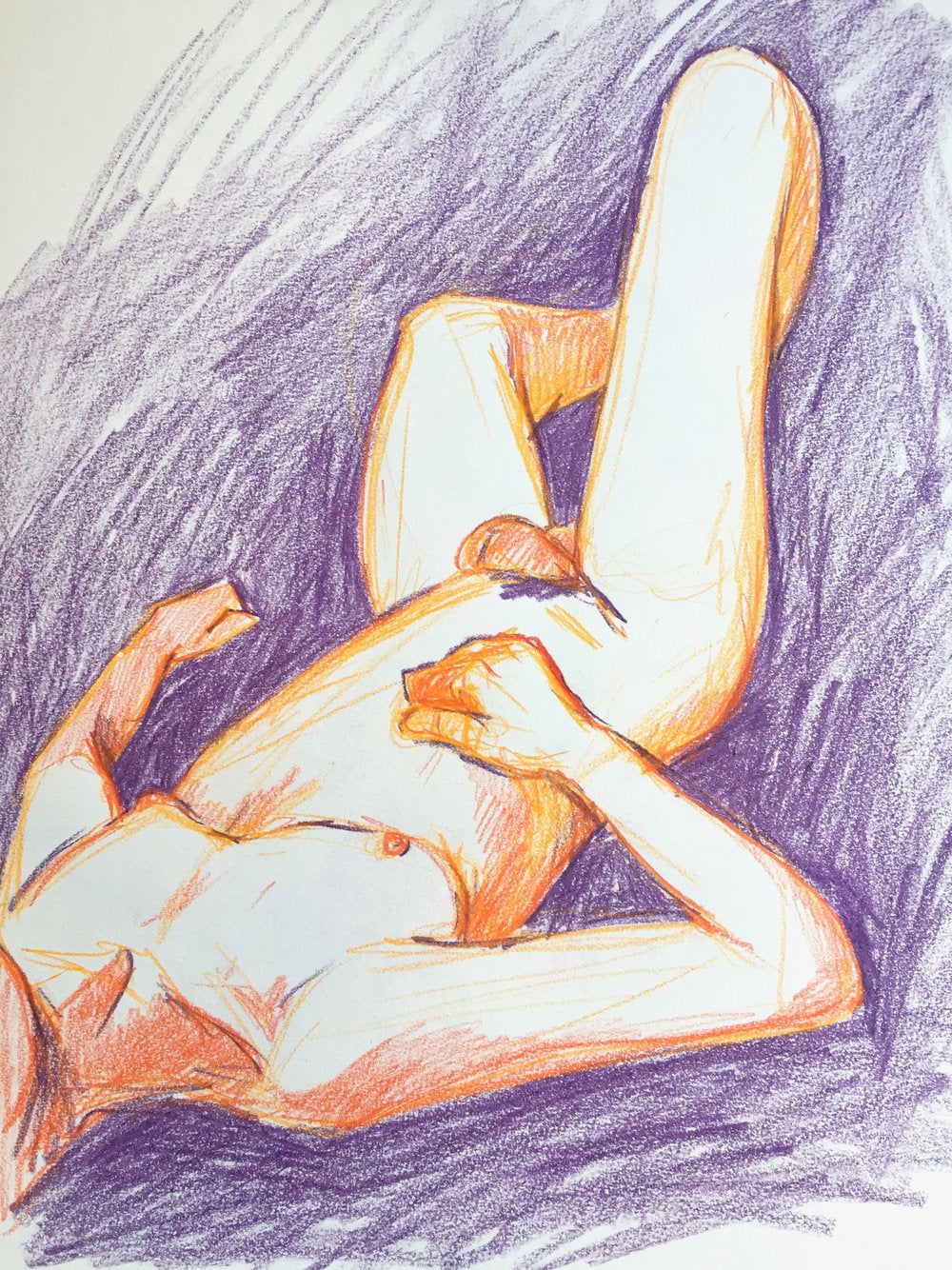 Figure Study #23 - Original Drawing