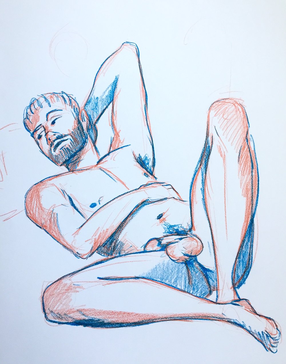 Figure Study #26 - Original Drawing
