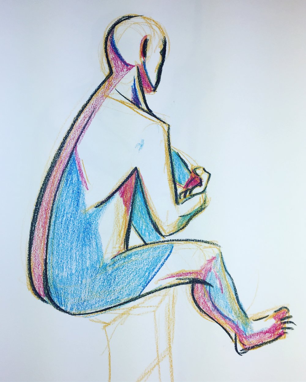 Figure Study #06 - Original Drawing