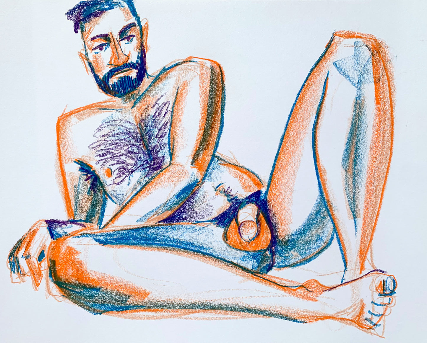 Joel Study #1 - Original Drawing