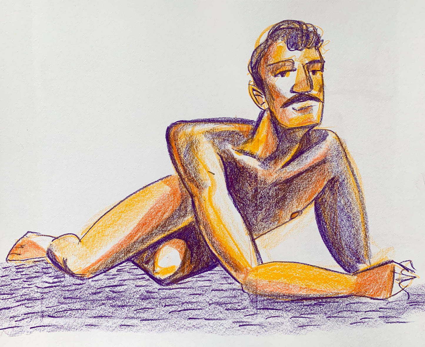 Marty Study #3 - Original Drawing