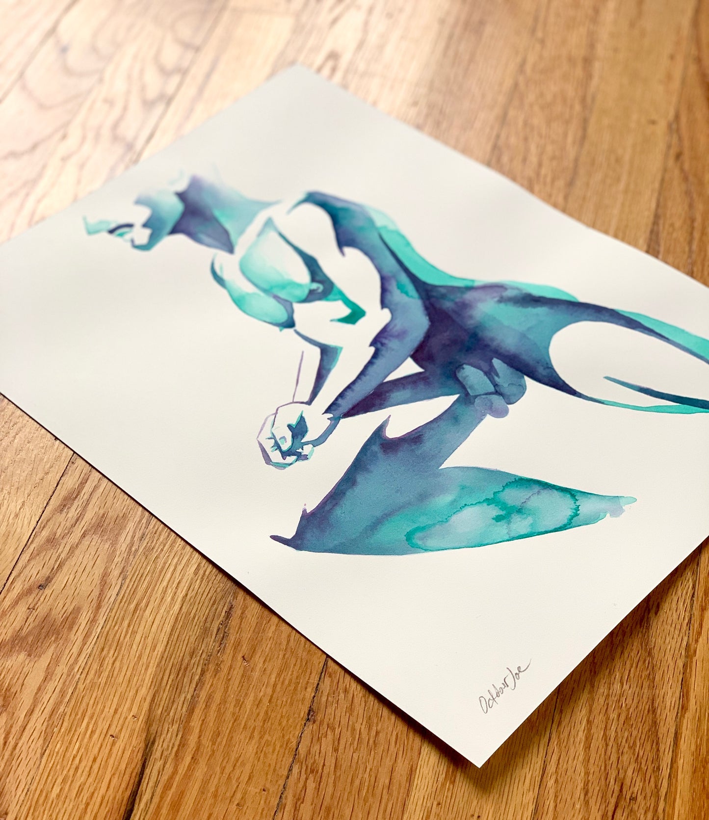 Blue Profile - Original Drawing