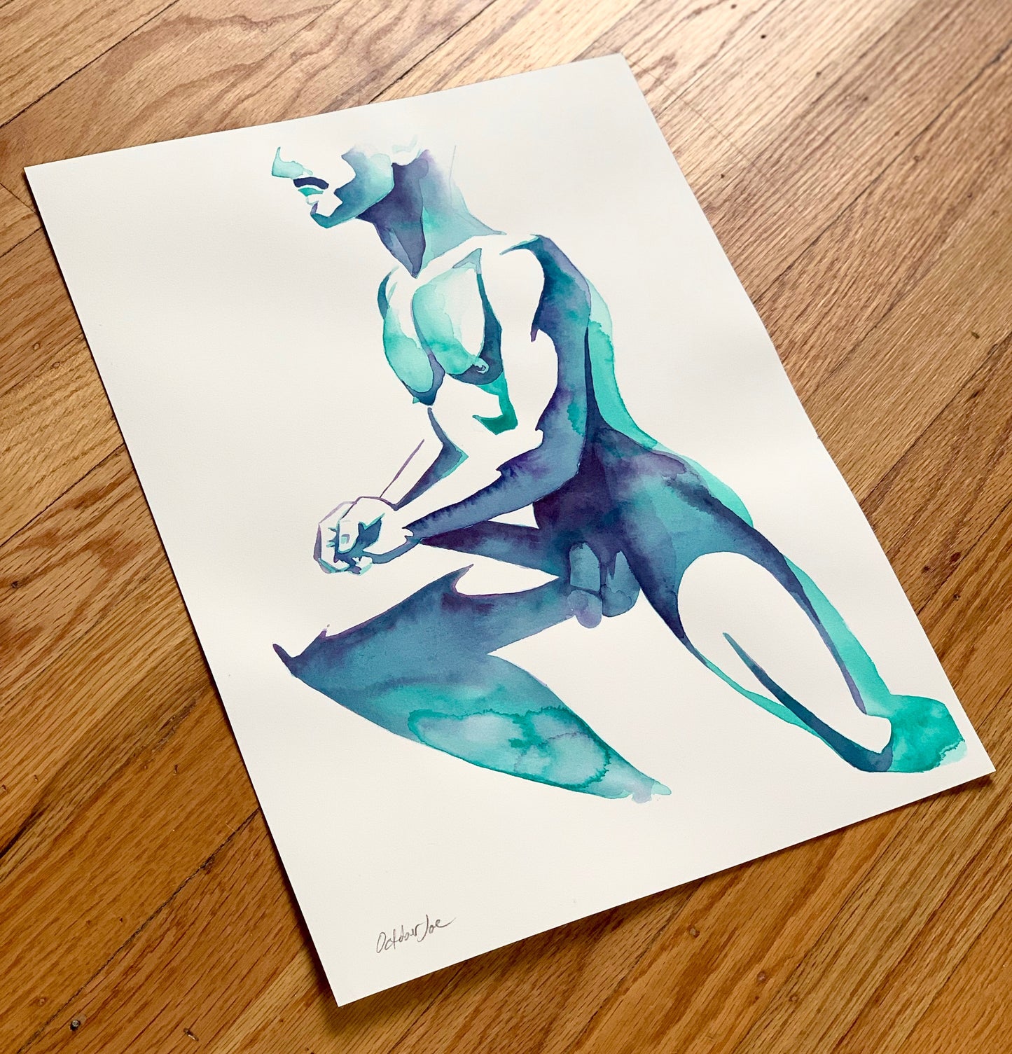 Blue Profile - Original Drawing