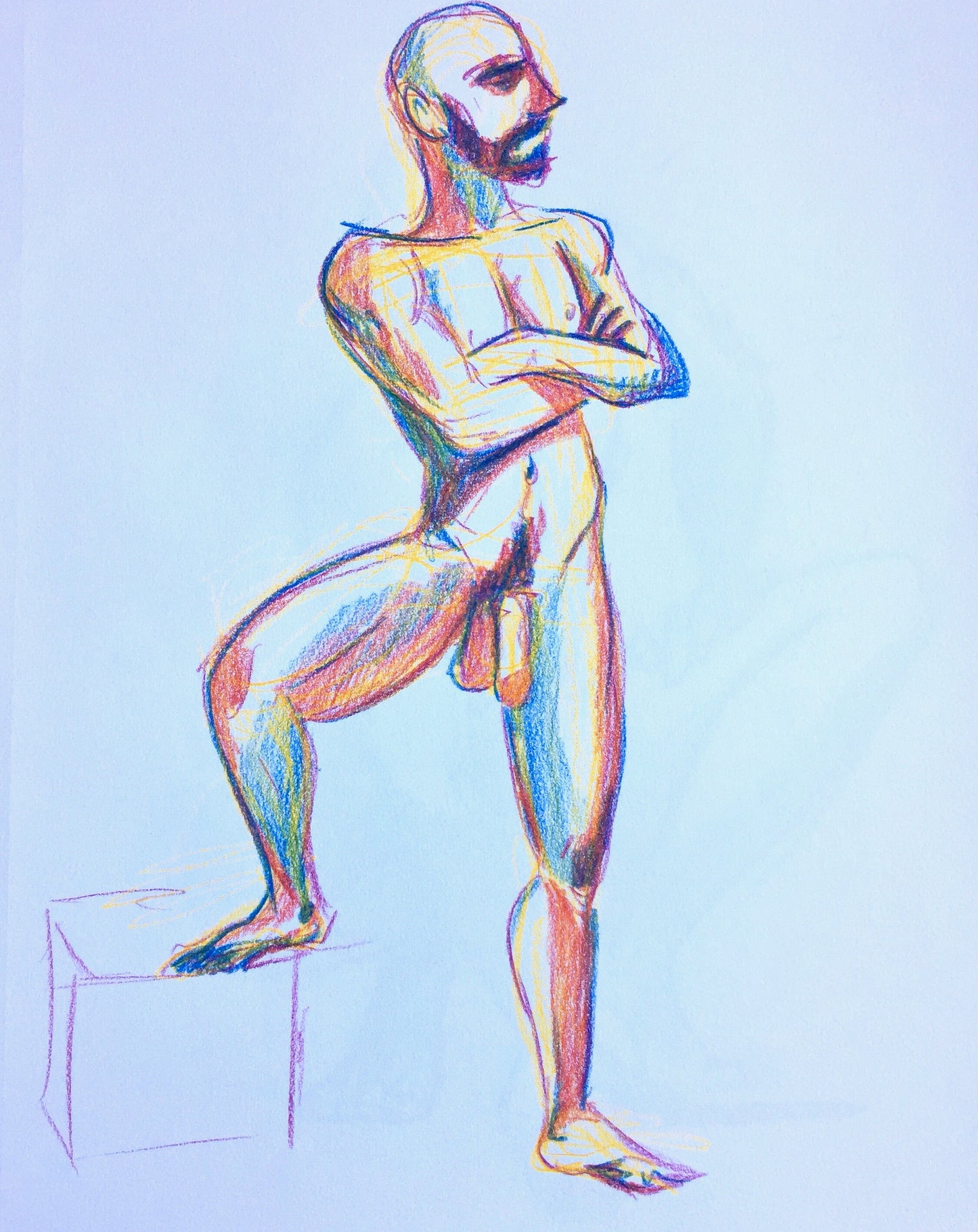Figure Study #47 - Original Drawing