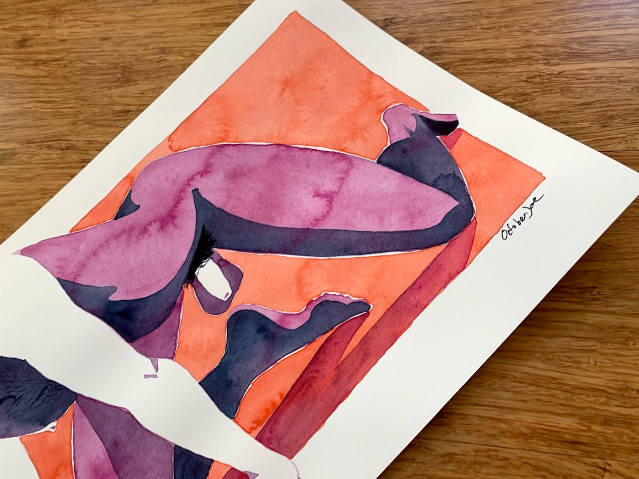 Crawl - Original Watercolor Painting
