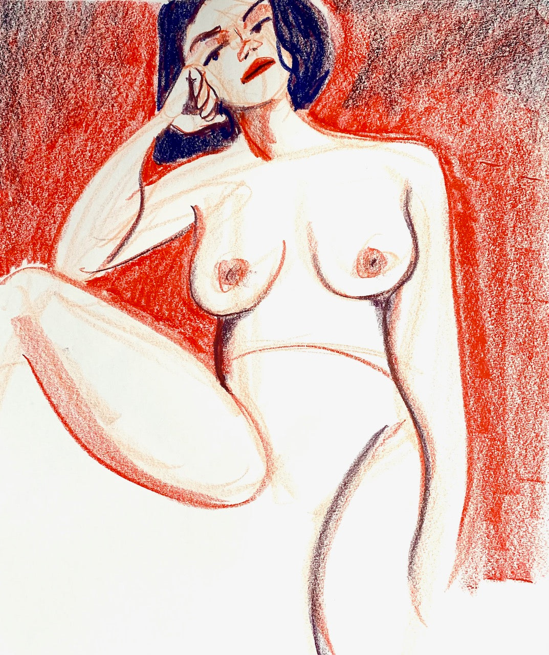 Red Room - Original Drawing