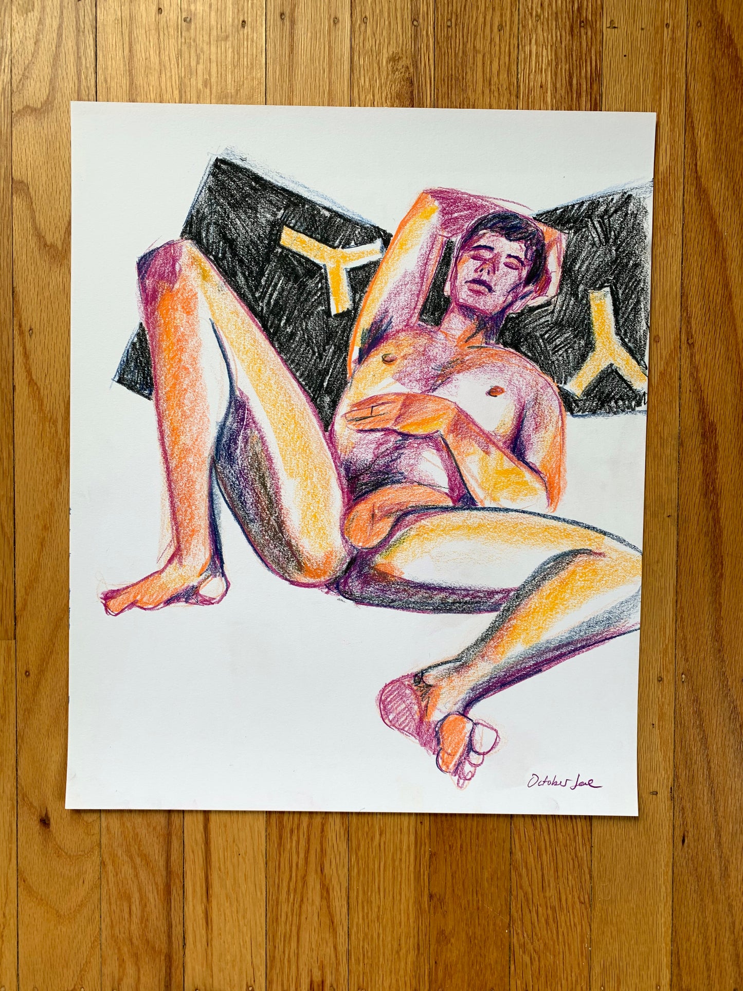 M Study #1 - Original Drawing
