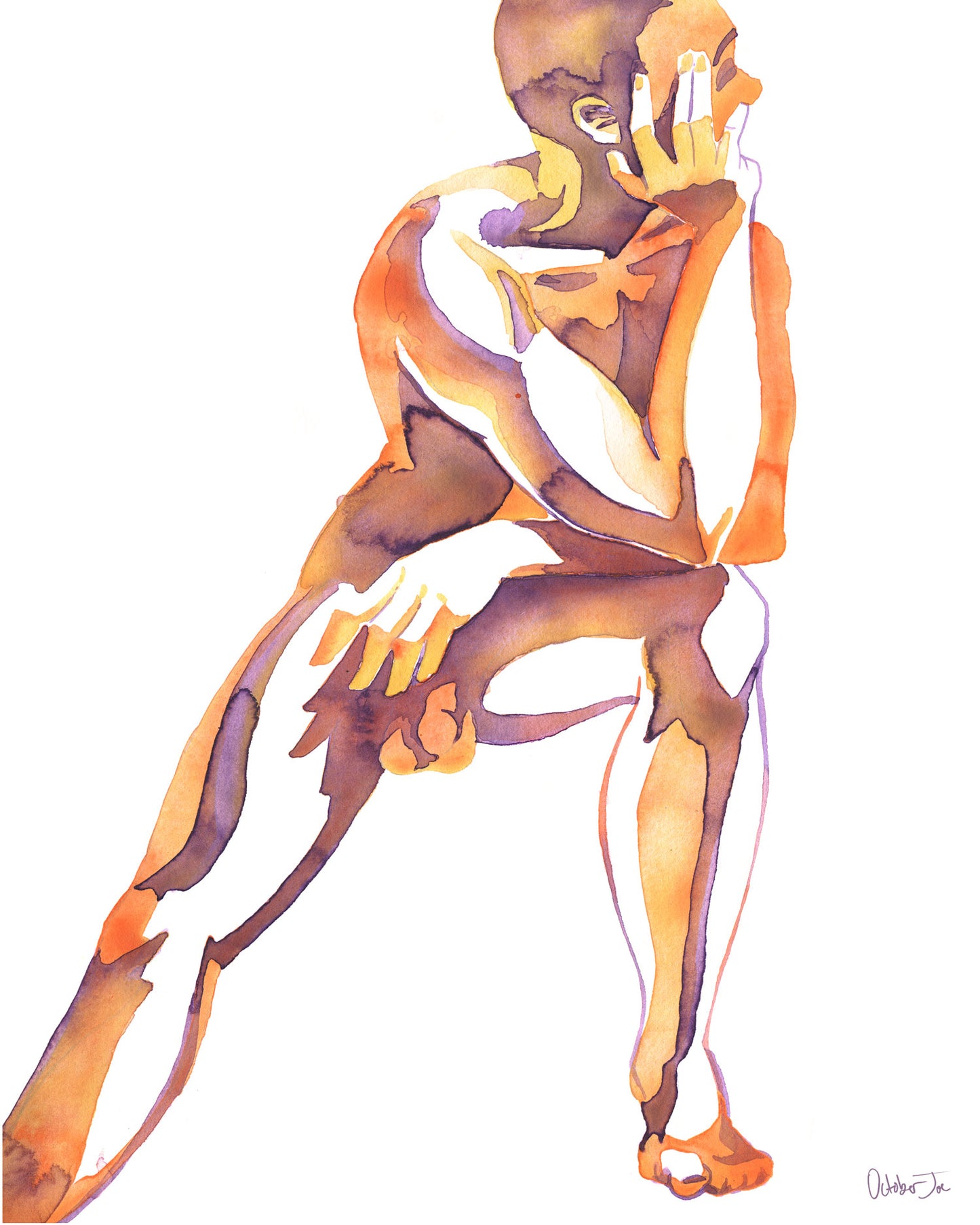 Orange Twist - Fine Art Print