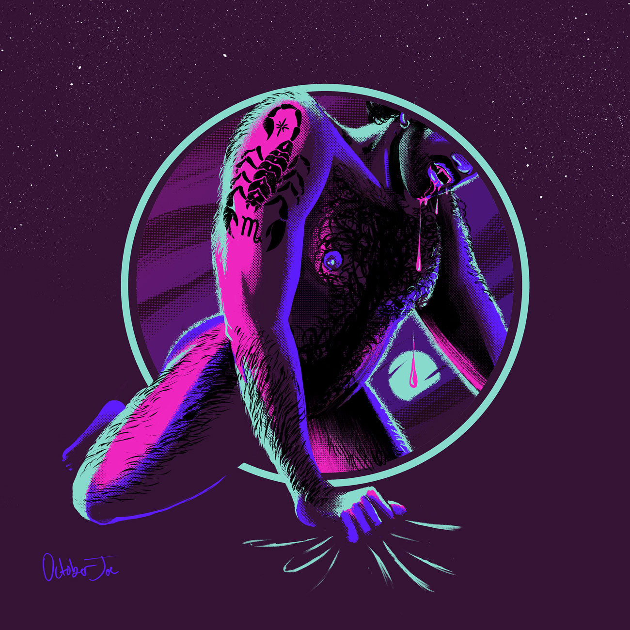 Scorpio Moon - Limited Edition Print