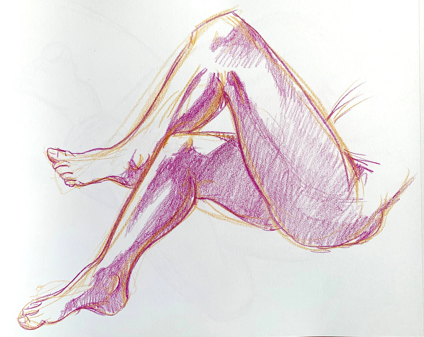Figure Study #61 - Original Drawing