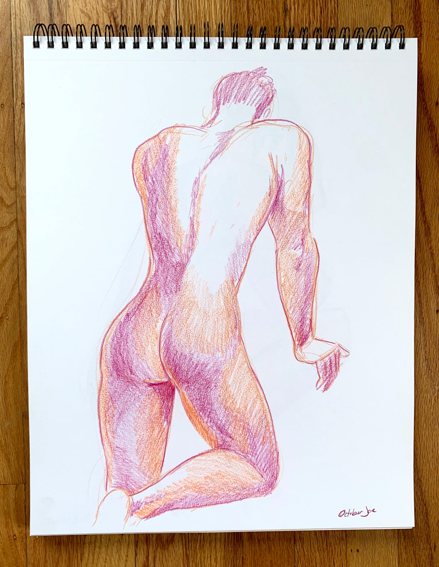 Figure Study #63 - Original Drawing
