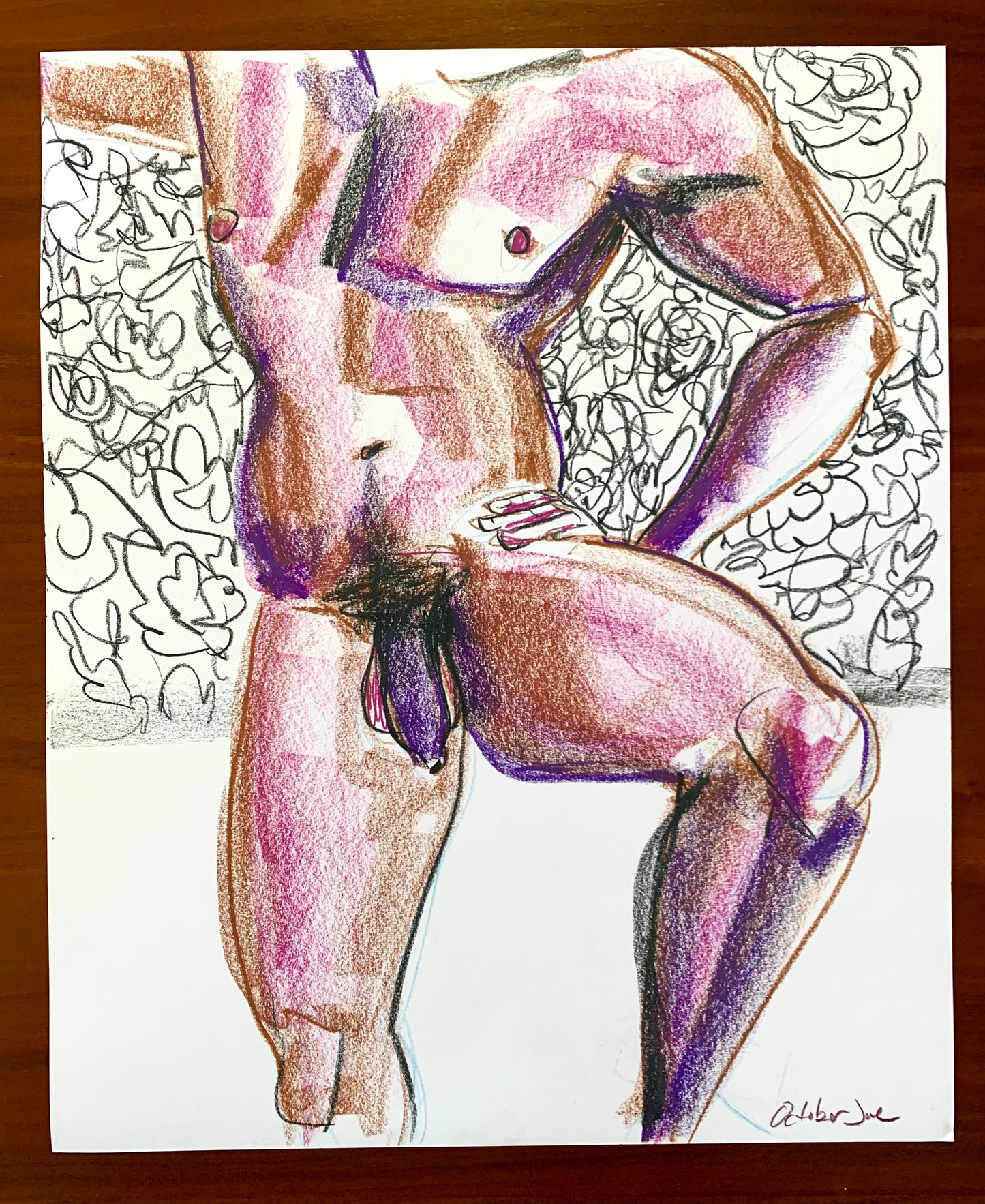 Wallflower - Original Drawing