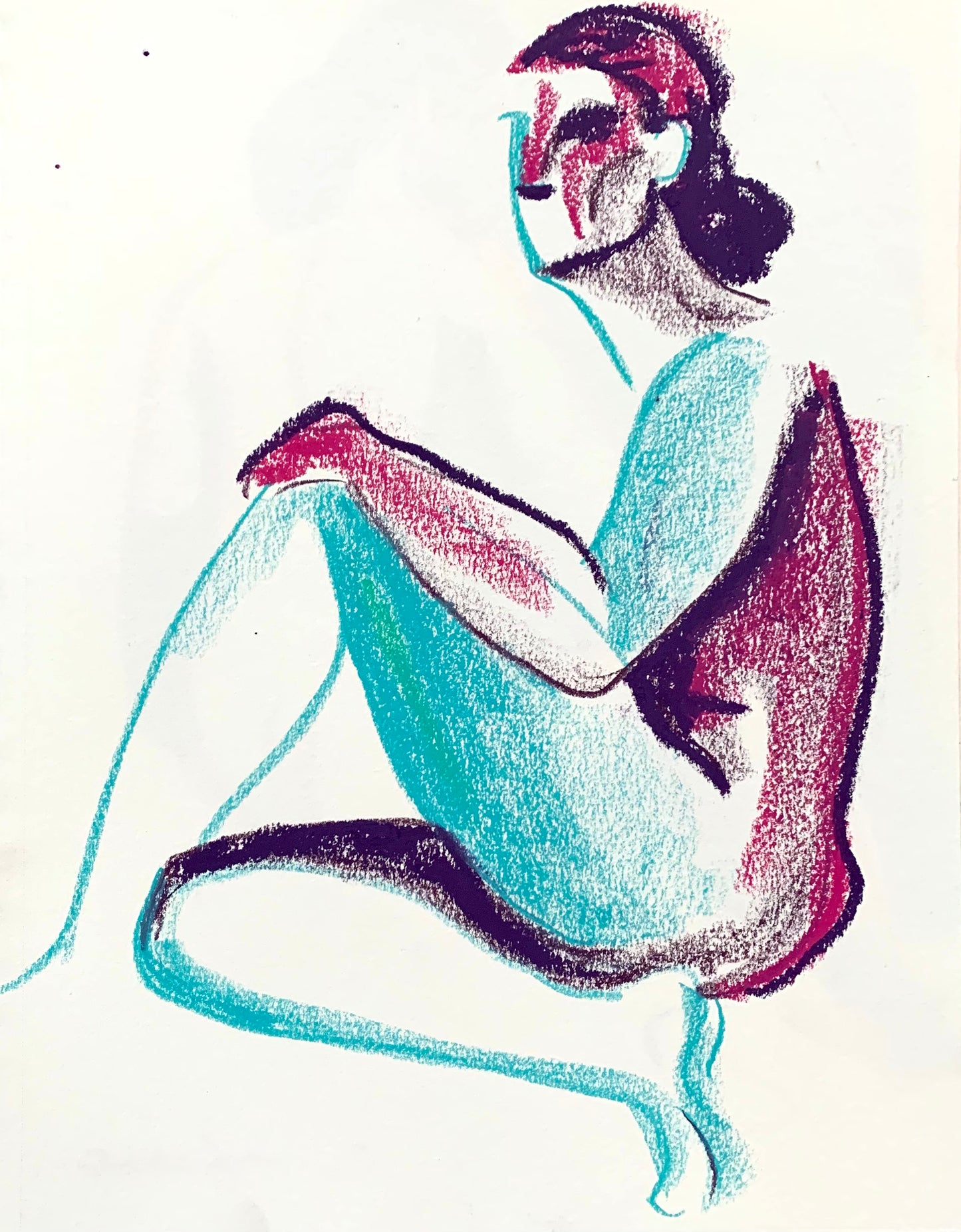 Musa Gesture Study #1 - Original Drawing