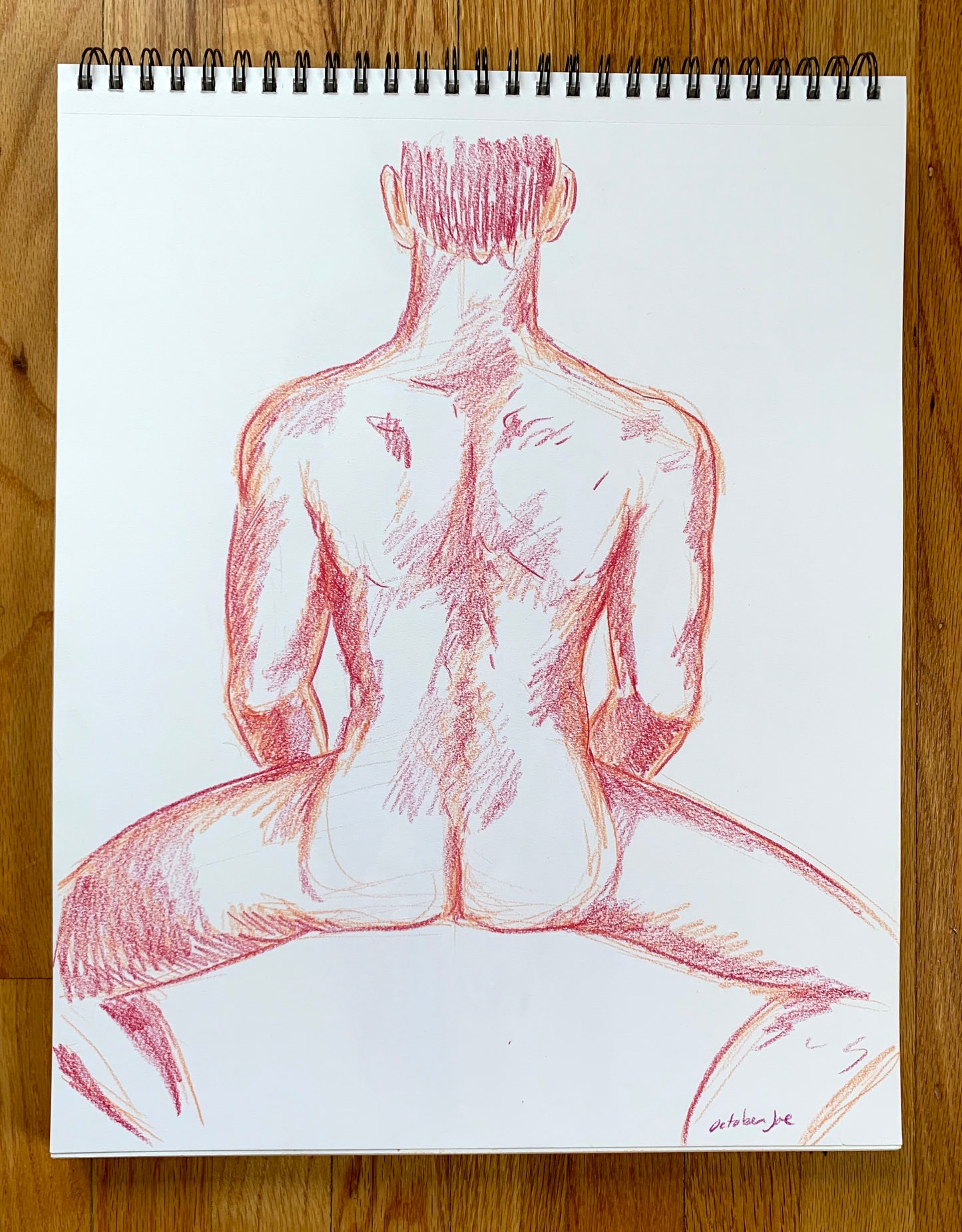 Figure Study #62 - Original Drawing