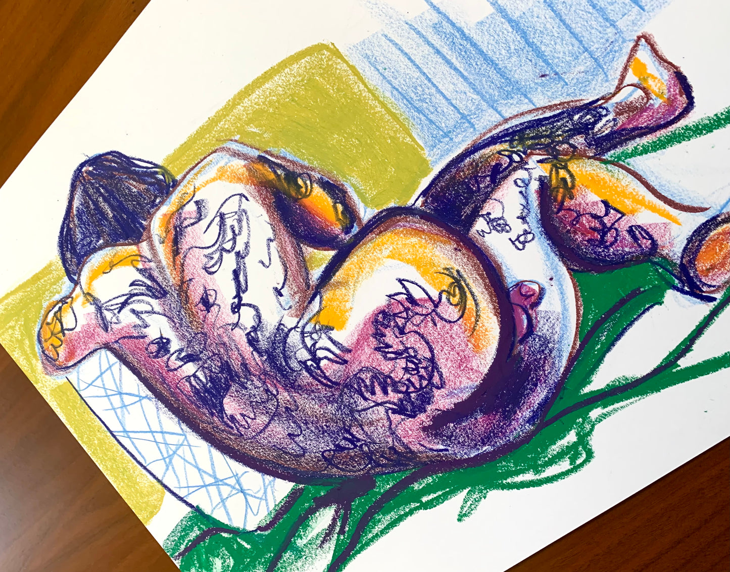 Musa’s Midday Nap - Original Drawing