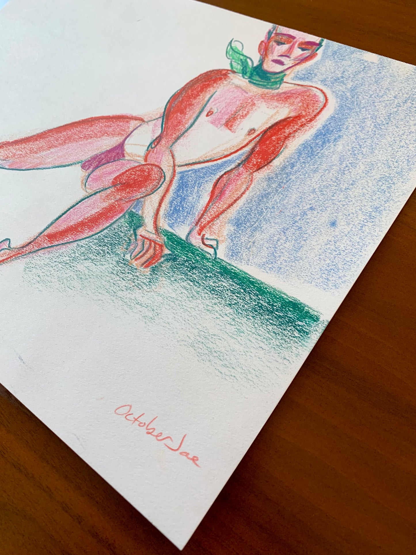 Leaning Louis - Original Drawing