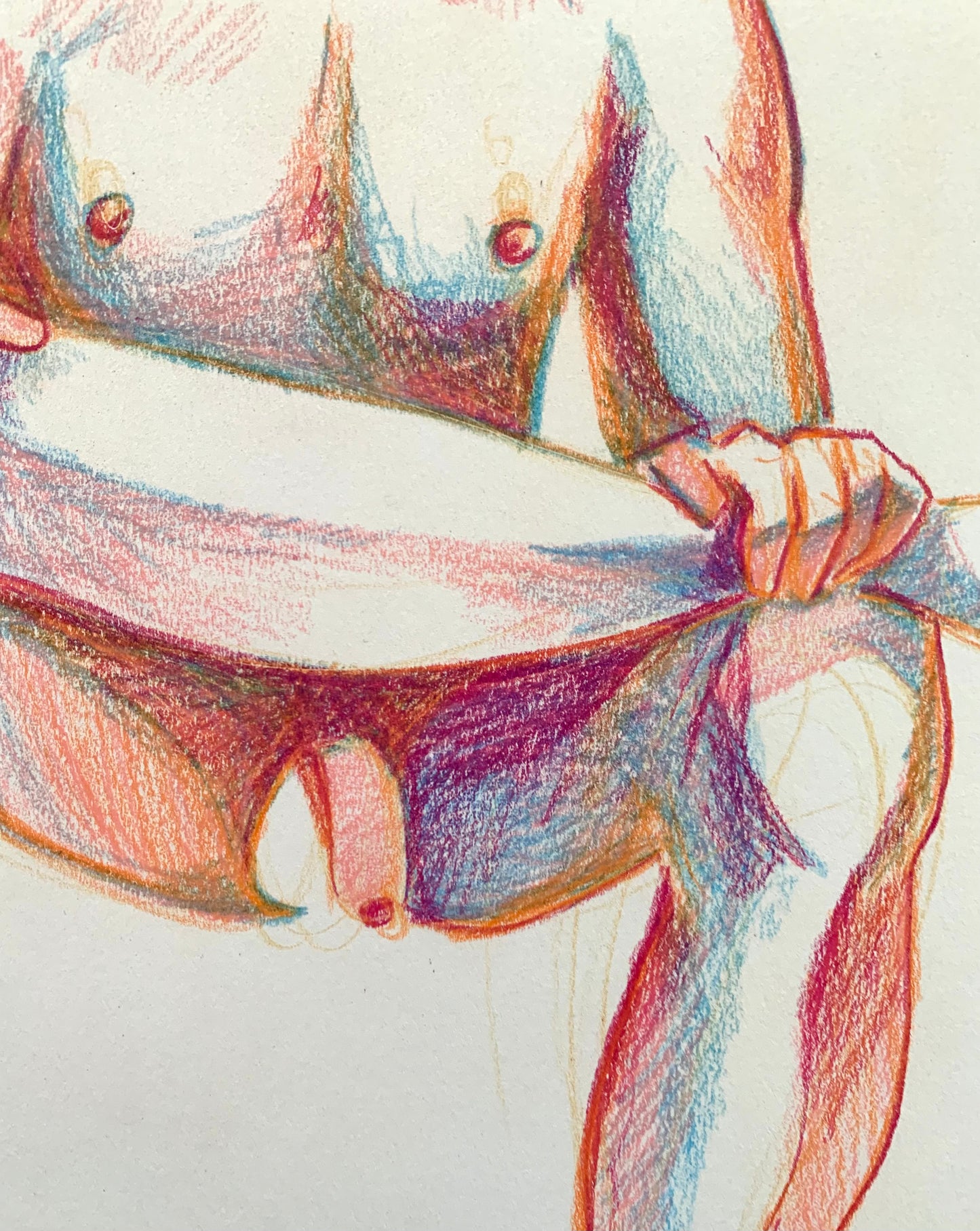 Jordan Seated #1 - Original Drawing