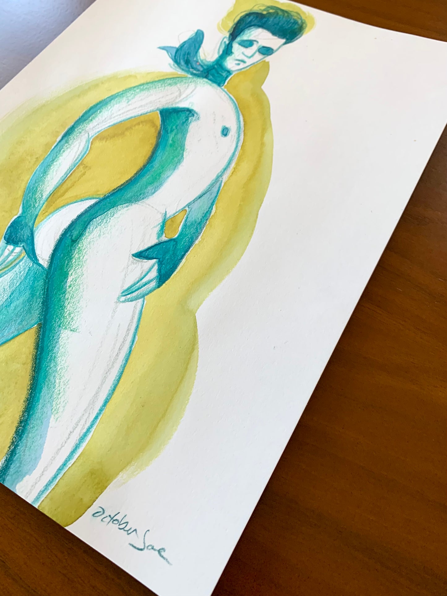 Twisting Louis - Original Drawing