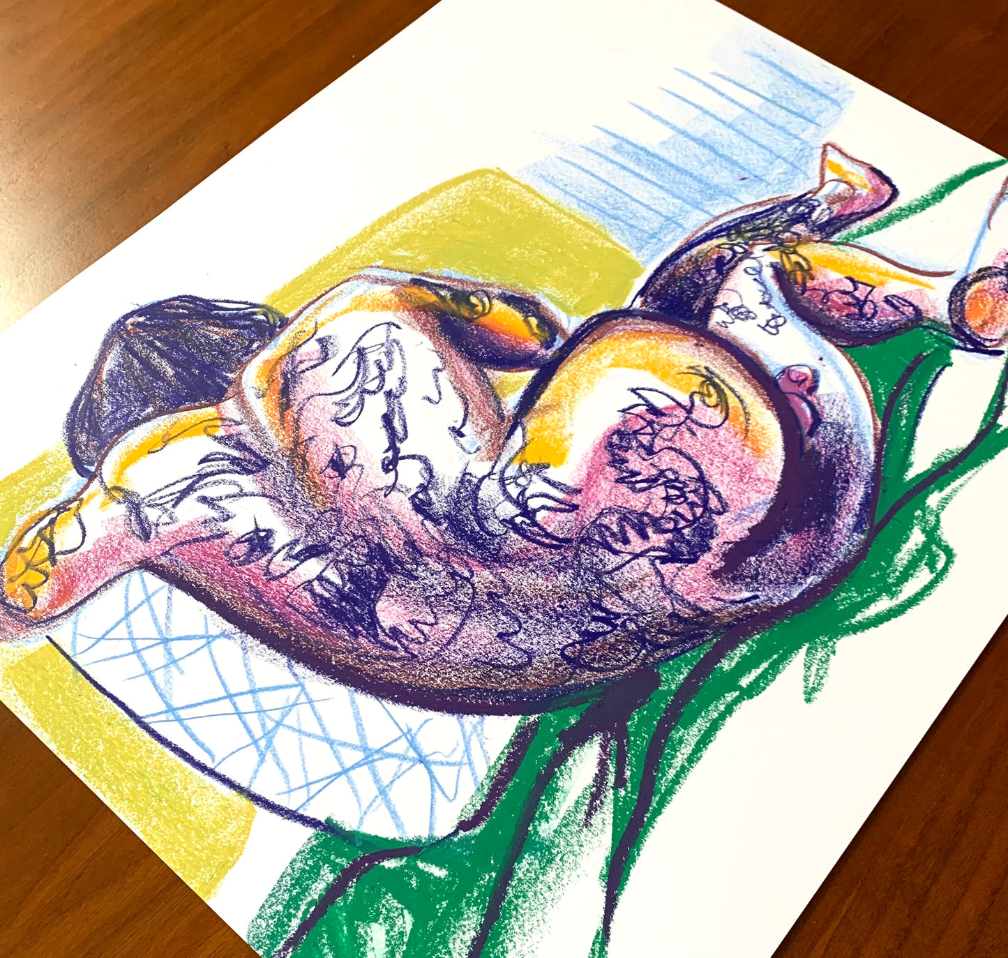 Musa’s Midday Nap - Original Drawing
