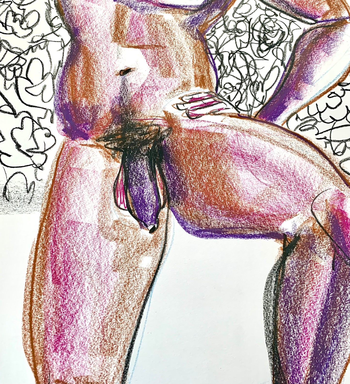 Wallflower - Original Drawing