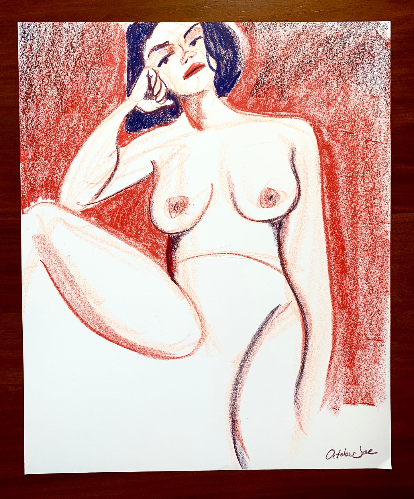 Red Room - Original Drawing