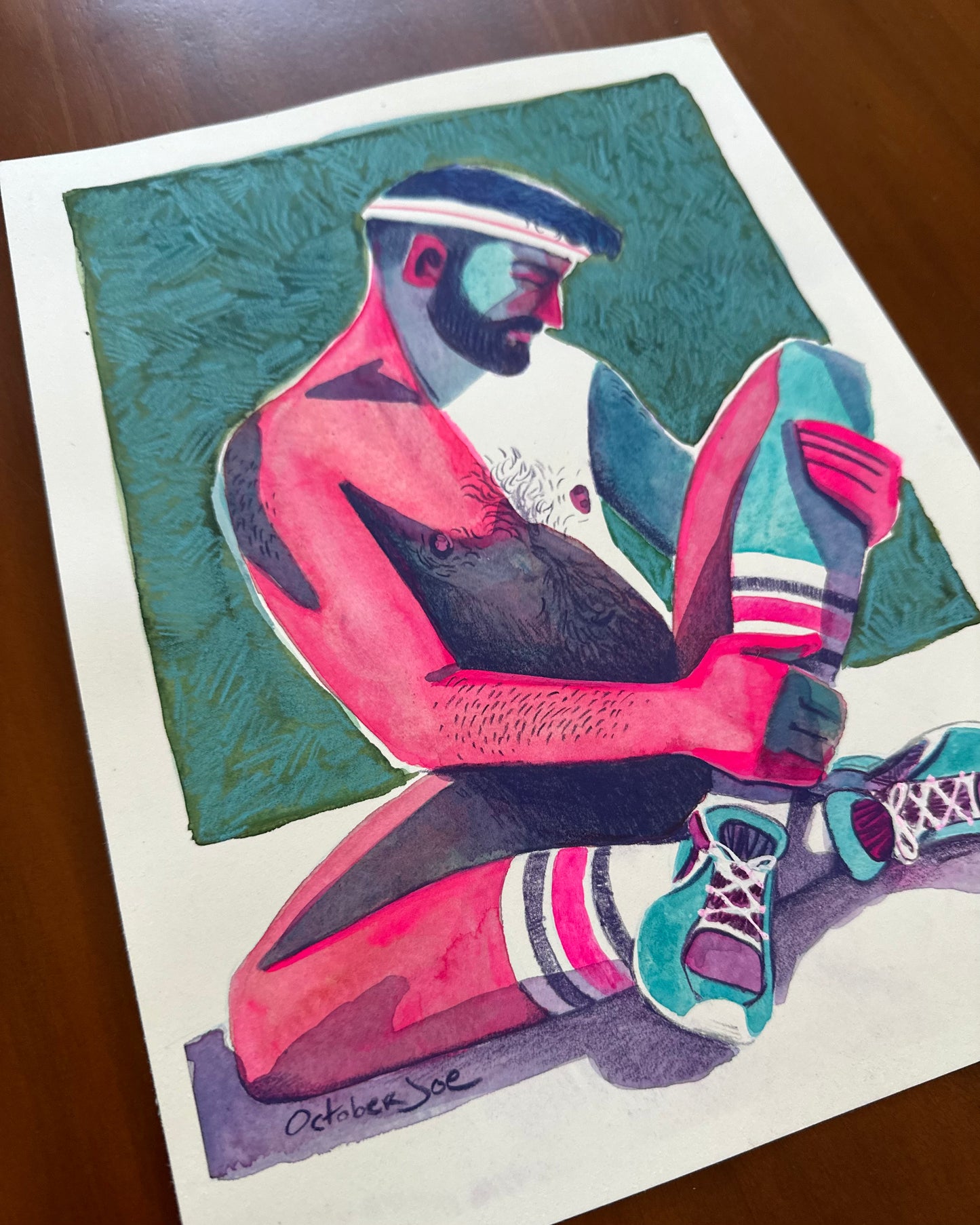 Charley Horse - Original Watercolor Painting