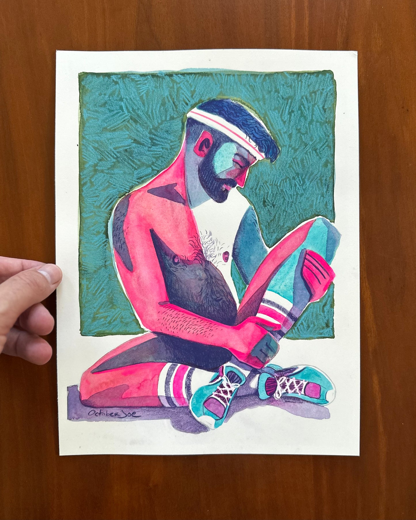 Charley Horse - Original Watercolor Painting