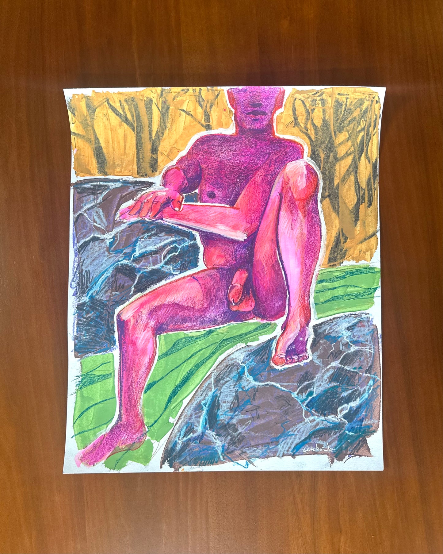 Forest Throne - Original drawing