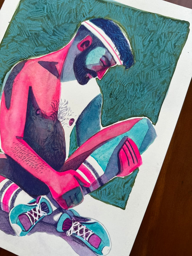 Charley Horse - Original Watercolor Painting