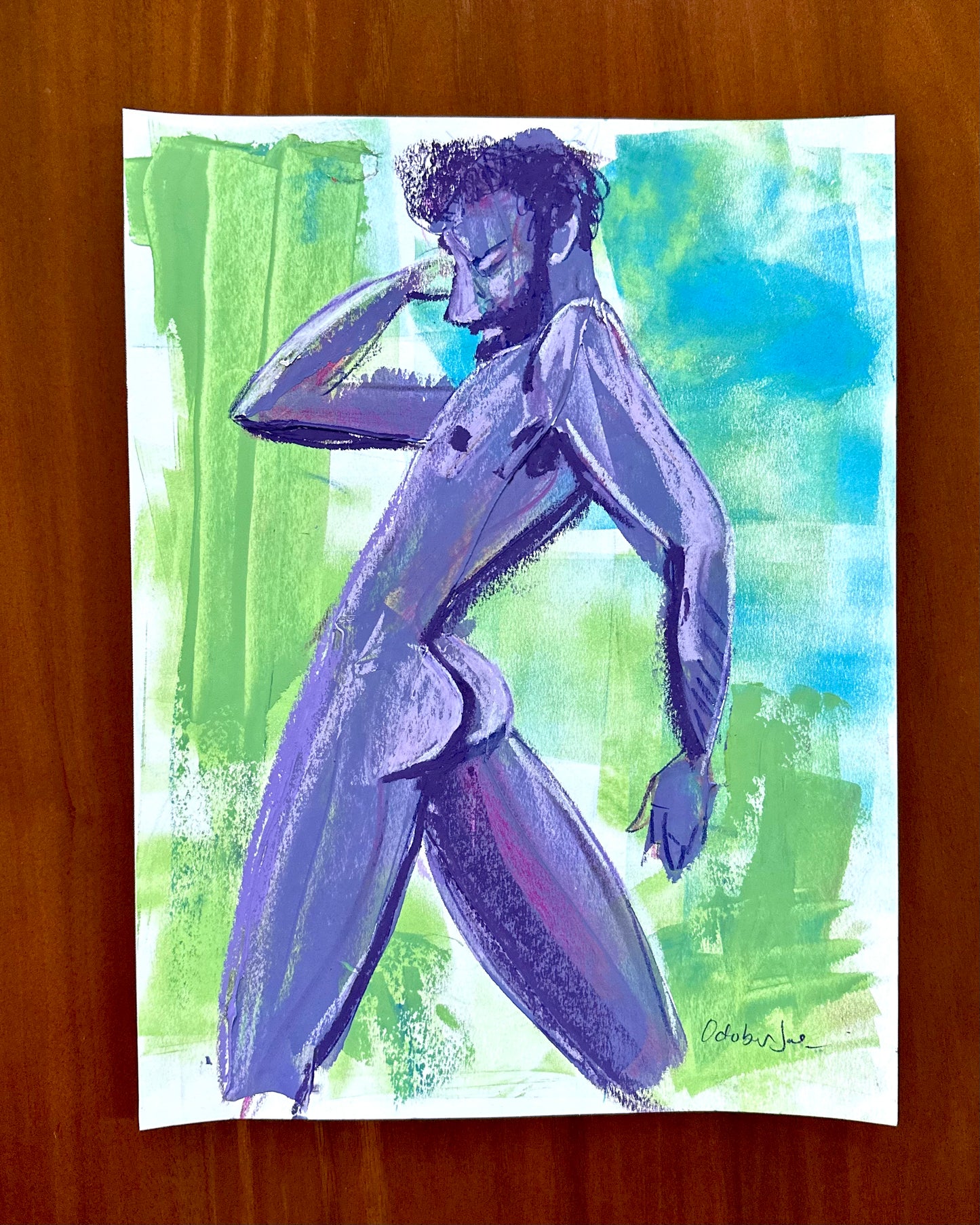 Purple Twist- Original Painting