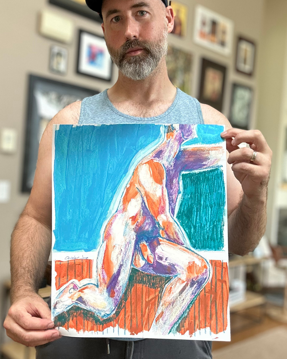 On the Fence - Original painting