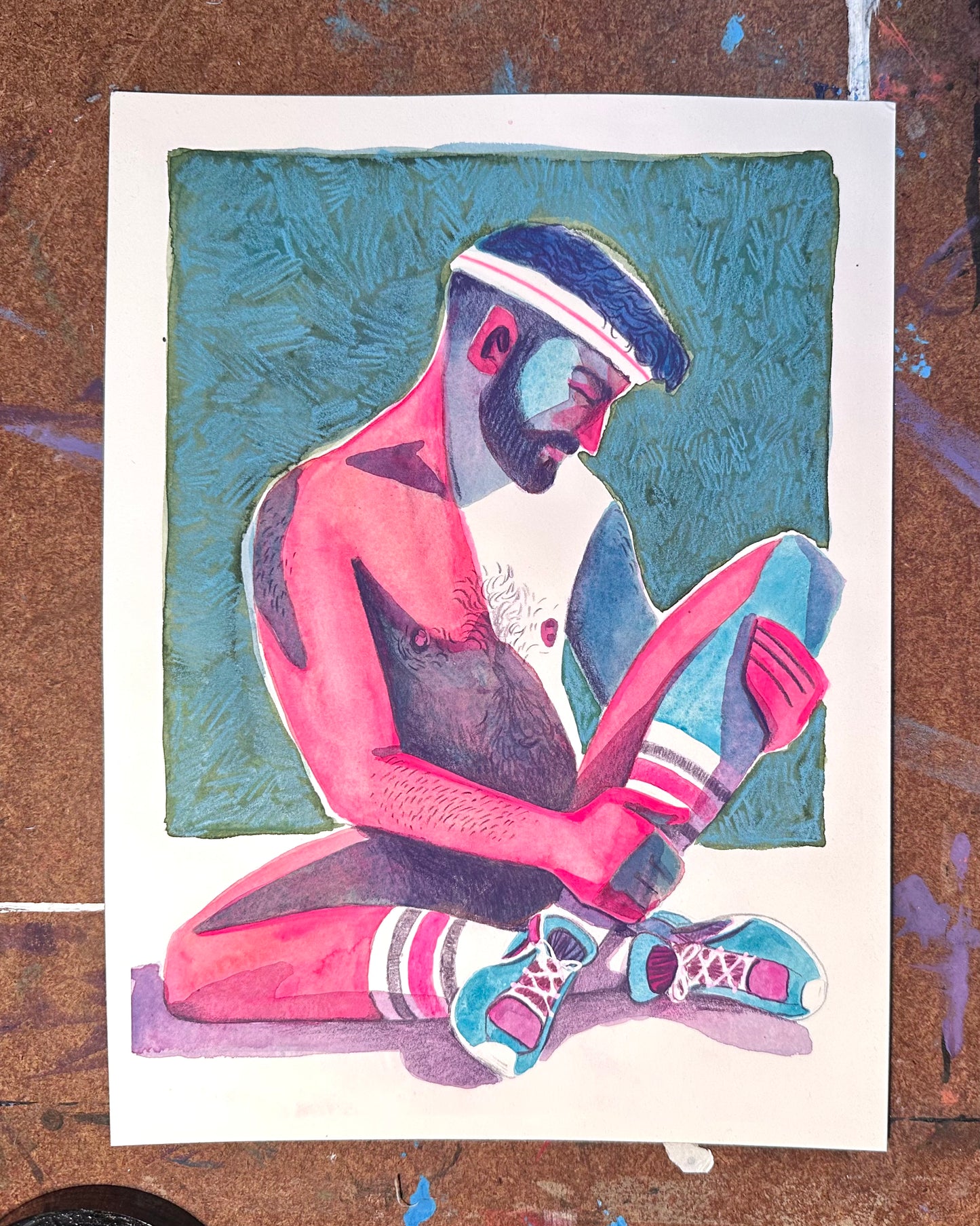 Charley Horse - Original Watercolor Painting